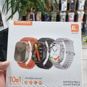 ساعت هوشمند سایز 48 میلی‌متری مدل KW70 ULTRA3 با بند سیلیکونی